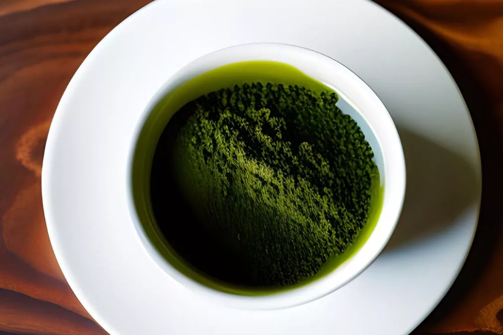 green tea on a table