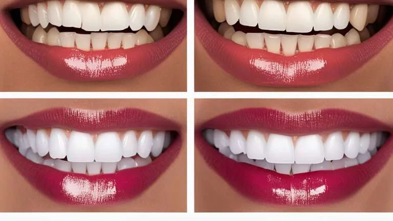 image showing different shades for teeth